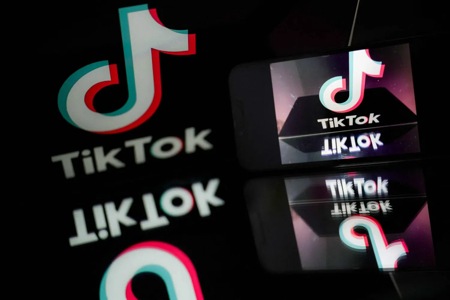 (FILES) This photograph taken on March 7, 2024 in Nantes, shows the logo of Chinese social media platform TikTok. (Photo by LOIC VENANCE / AFP)