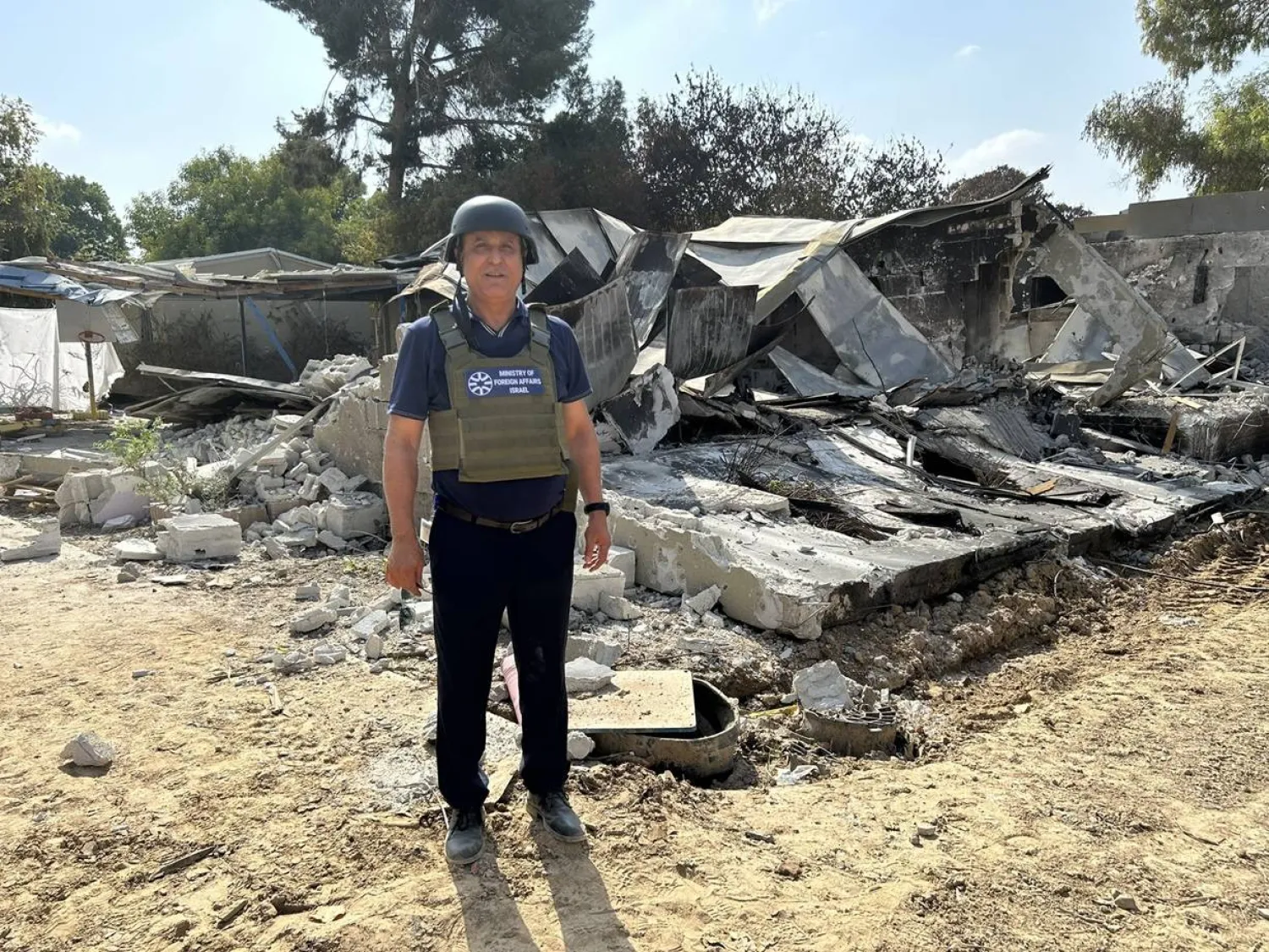 حسن كعبية المتحدث باسم وزارة الخارجية الإسرائيلية للإعلام العربي (حسابه على منصة إكس)