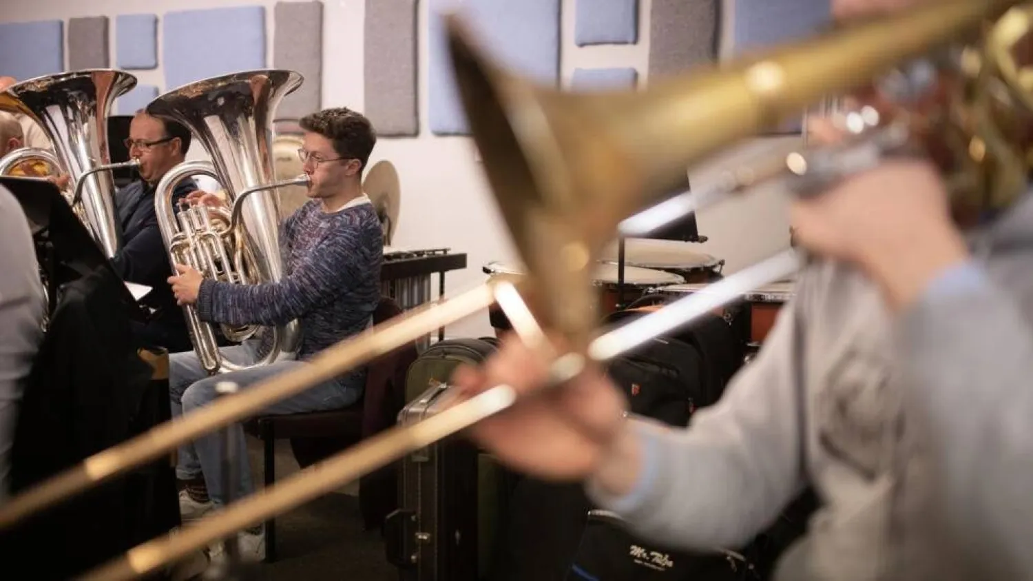 The brass band consistently ranks in the world's top 10. Oli SCARFF / AFP
