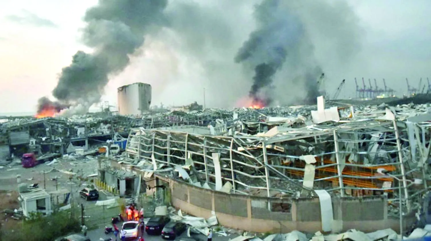 مشهد للدمار الهائل في مرفأ بيروت بعد الانفجار (أرشيفية - أ.ف.ب)