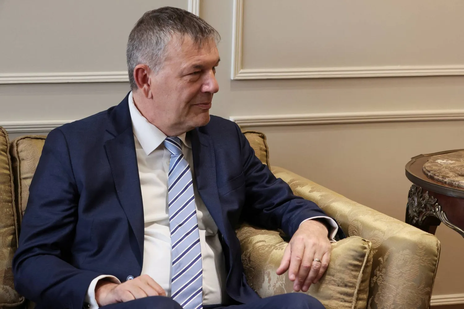 المفوض العام لـ«الأونروا» فيليب لازاريني (رويترز)