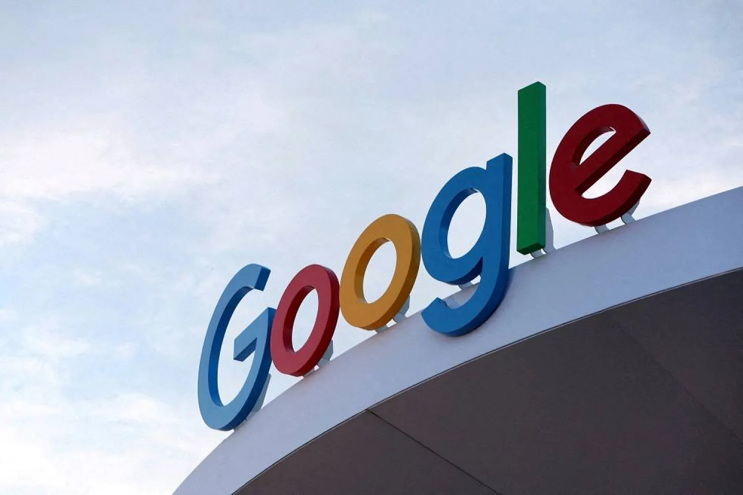 The Google logo is seen on the Google house at CES 2024, an annual consumer electronics trade show, in Las Vegas, Nevada, US January 10, 2024. (Reuters)