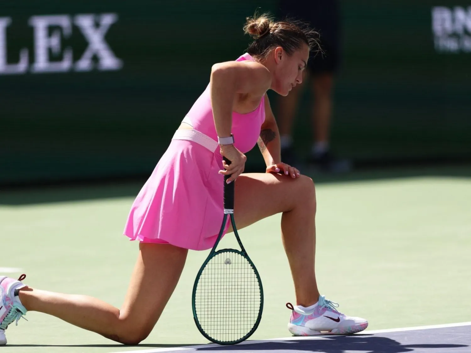 سابالينكا صُدمت بخبر وفاة صديقها كولتسوف (أ.ف.ب)