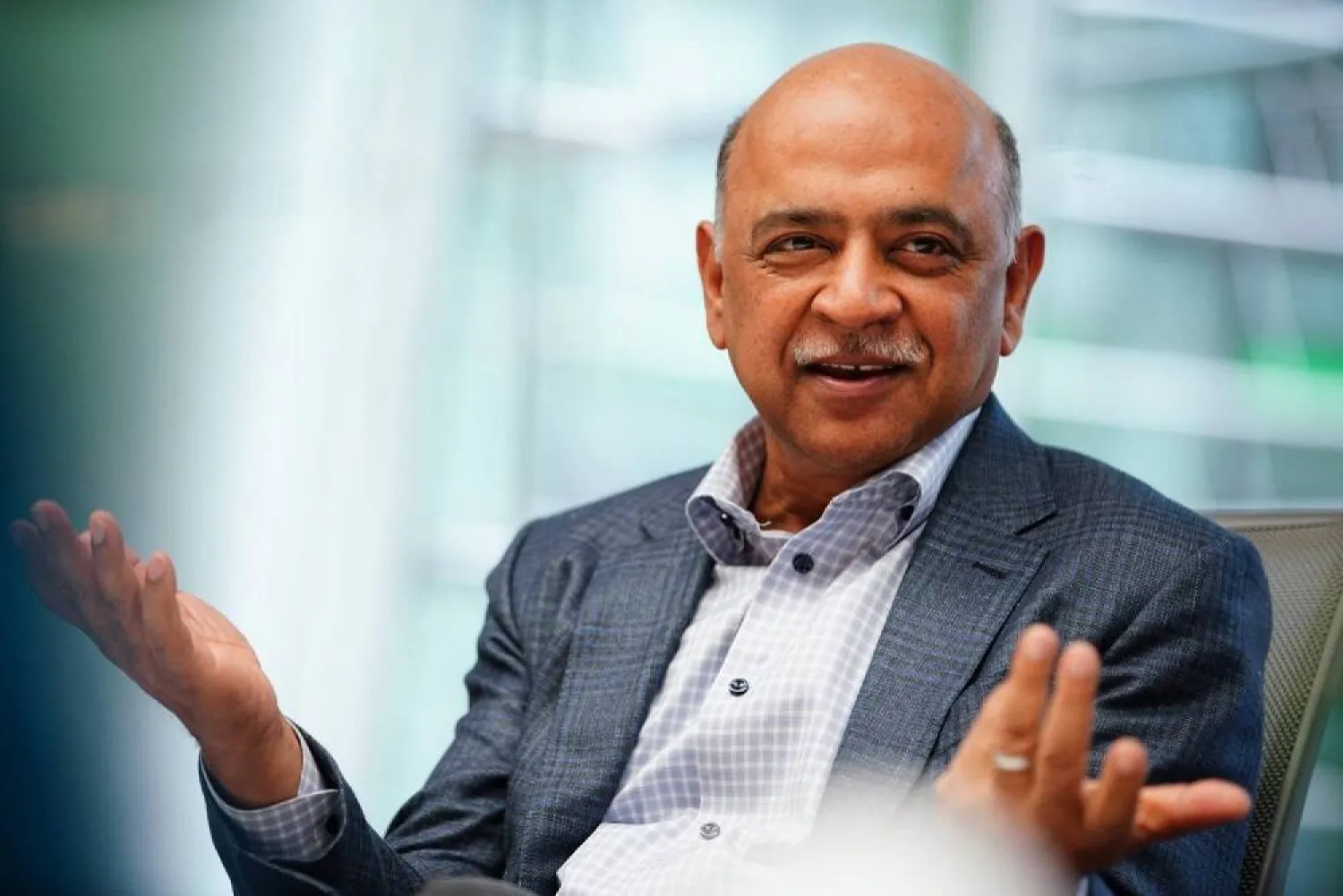 IBM Chairman and CEO Arvind Krishna. (Getty Images)