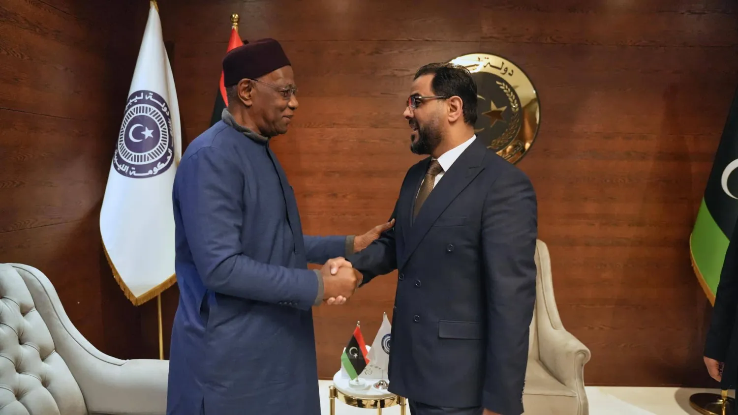 لقاء حماد مع باتيلي في بنغازي (حكومة الاستقرار)

