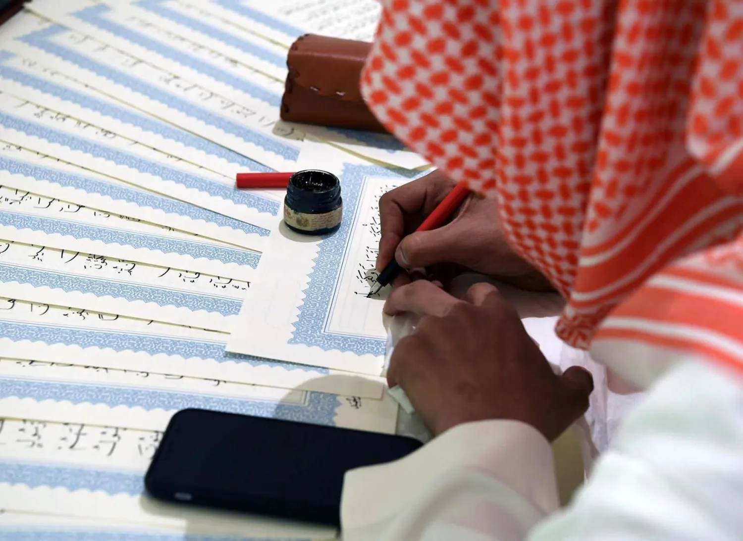 حدث ثقافي سنوي لتعزيز الهوية وتطوير جماليات الخط العربي (واس)