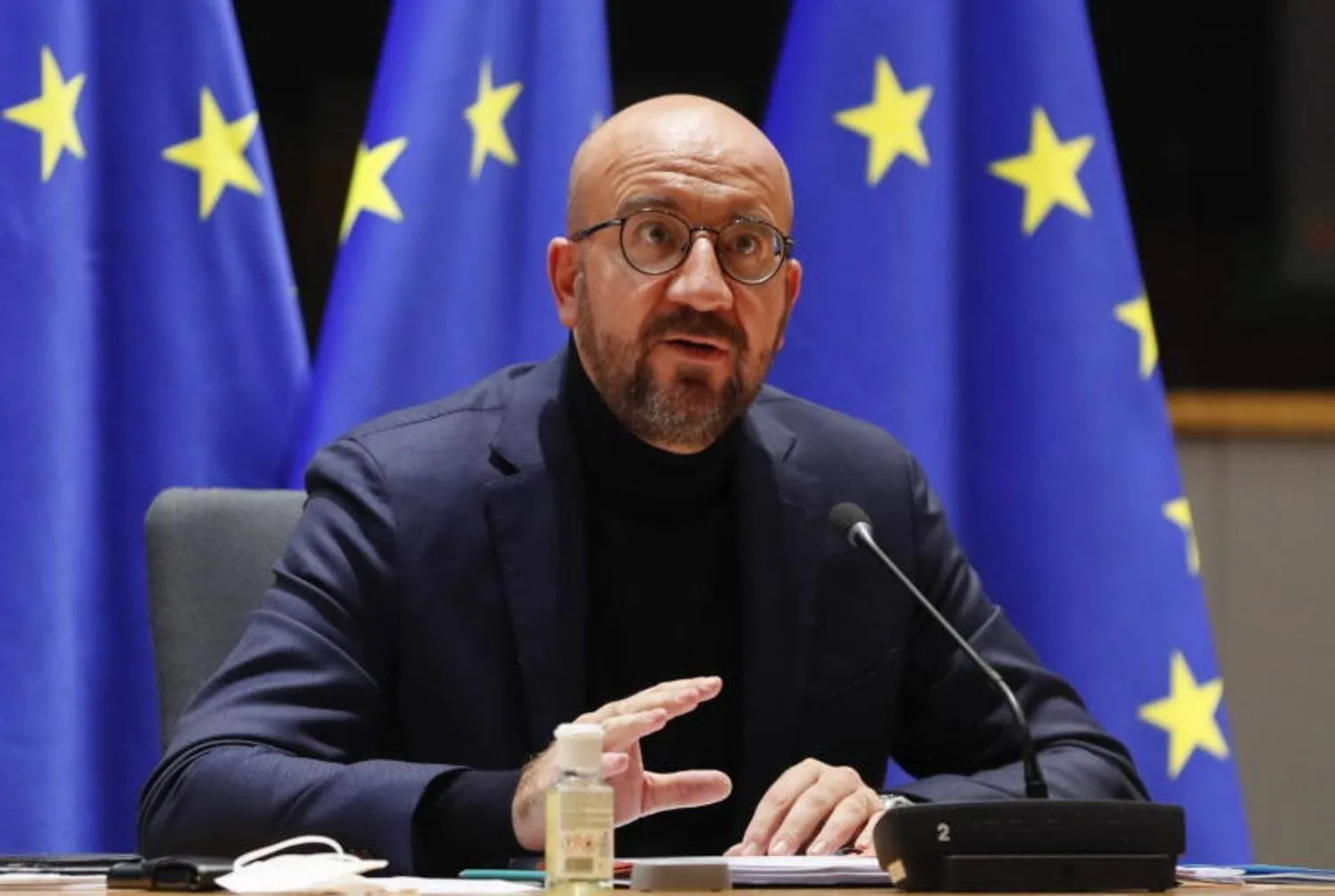 
رئيس المجلس الأوروبي شارل ميشال (إ.ب.أ)