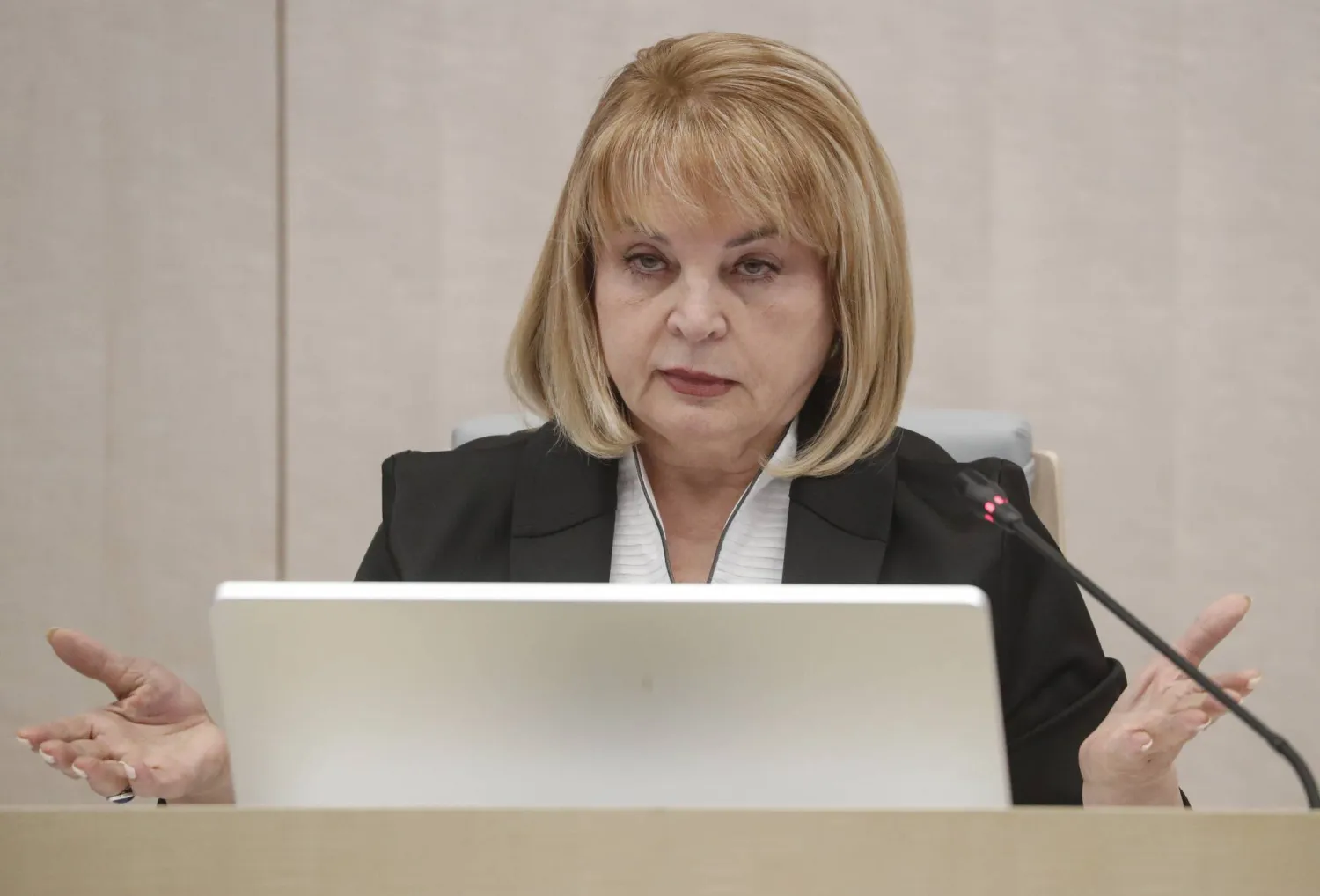 The head of the Central Election Commission (CEC), Ella Pamfilova (EPA)