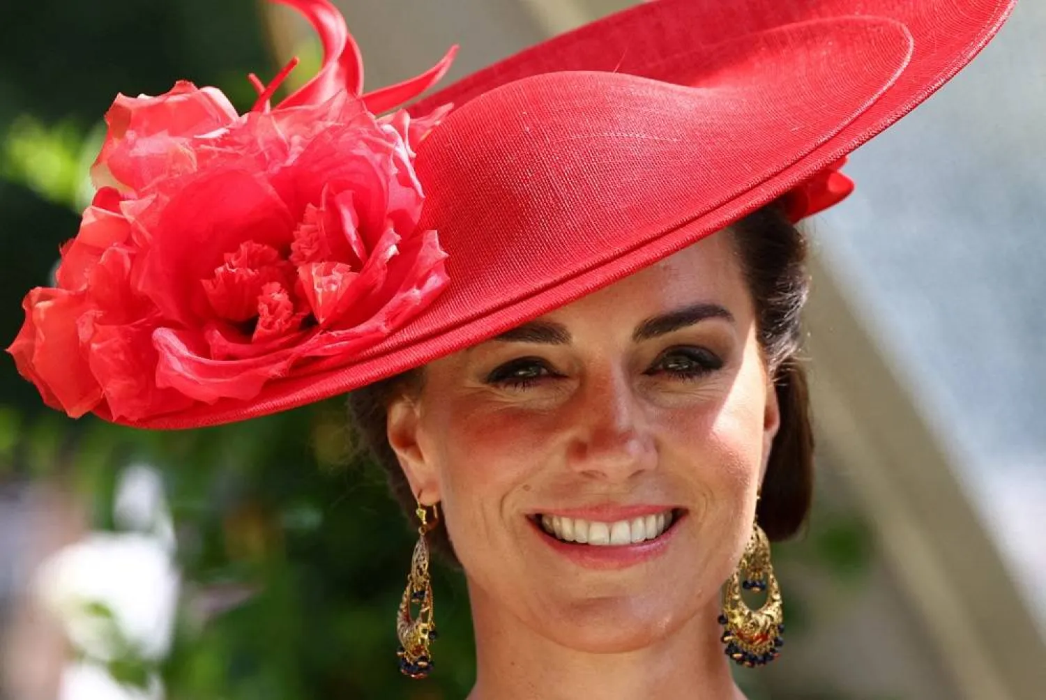 Horse Racing - Royal Ascot - Ascot Racecourse, Ascot, Britain - June 23, 2023 Catherine, Princess of Wales is pictured at the racecourse. (Reuters)