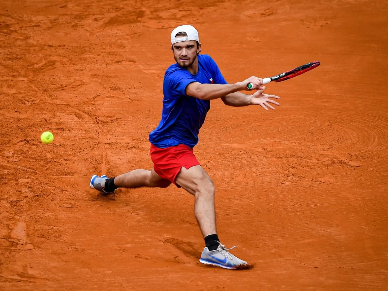 التشيكي توماس ماتشاك فجّر أولى مفاجآت بطولة ميامي (غيتي)