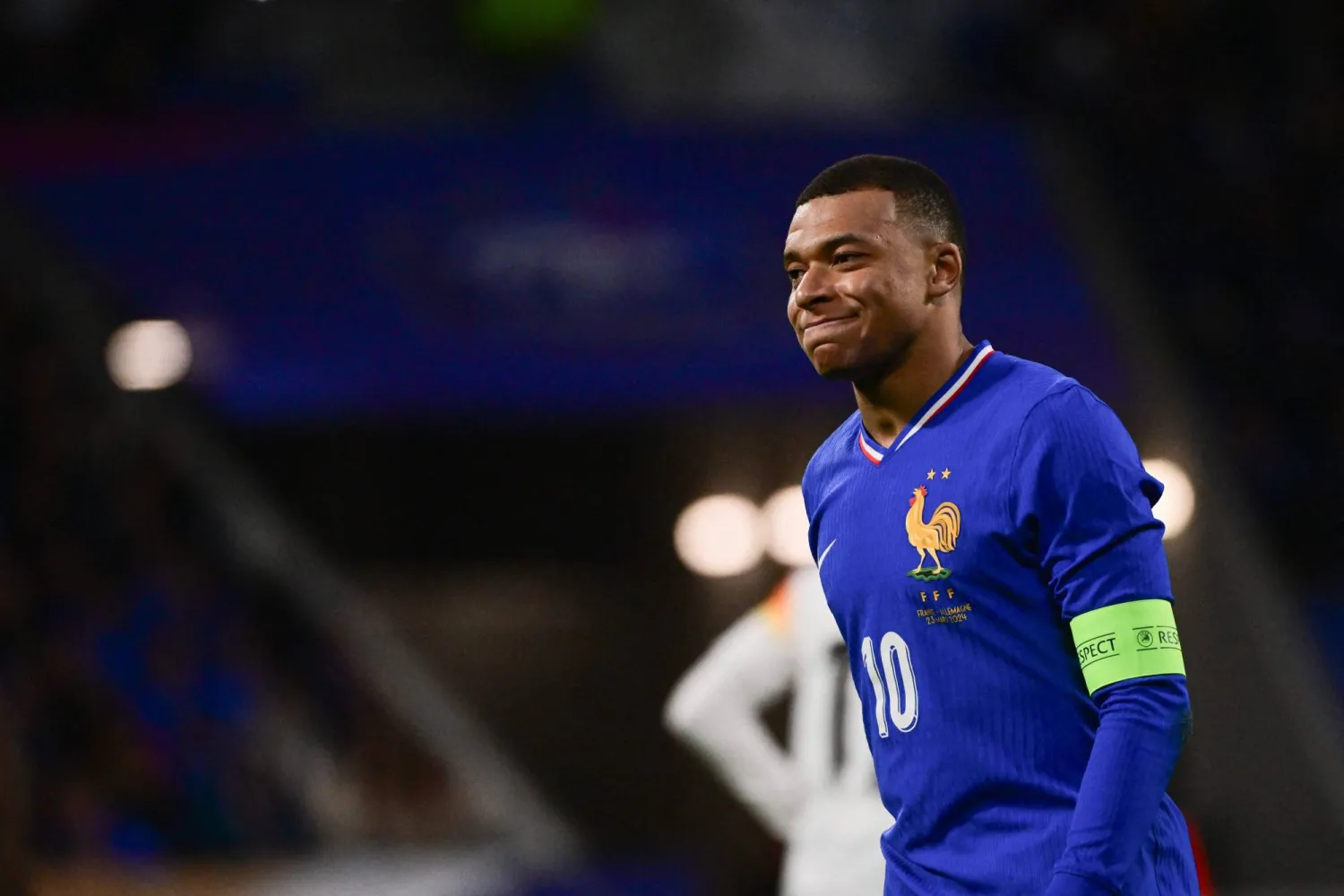 مبابي لم يقدم الأداء المنتظر في مواجهة فرنسا وألمانيا الودية (أ.ف.ب)