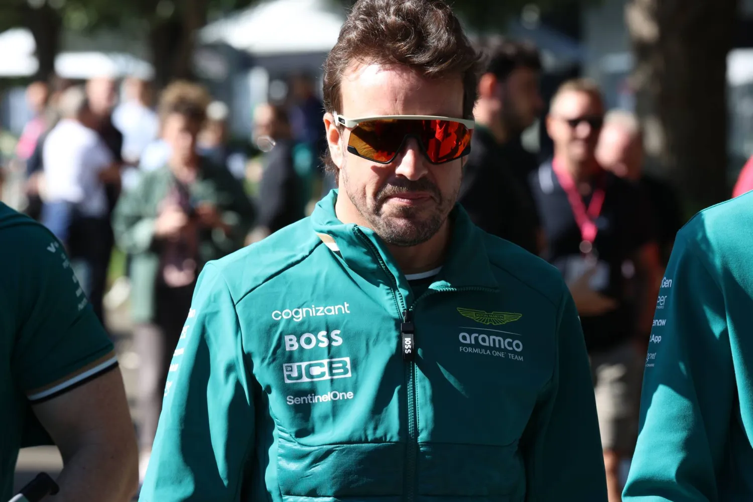 فرناندو ألونسو سائق «أستون مارتن» (غيتي)