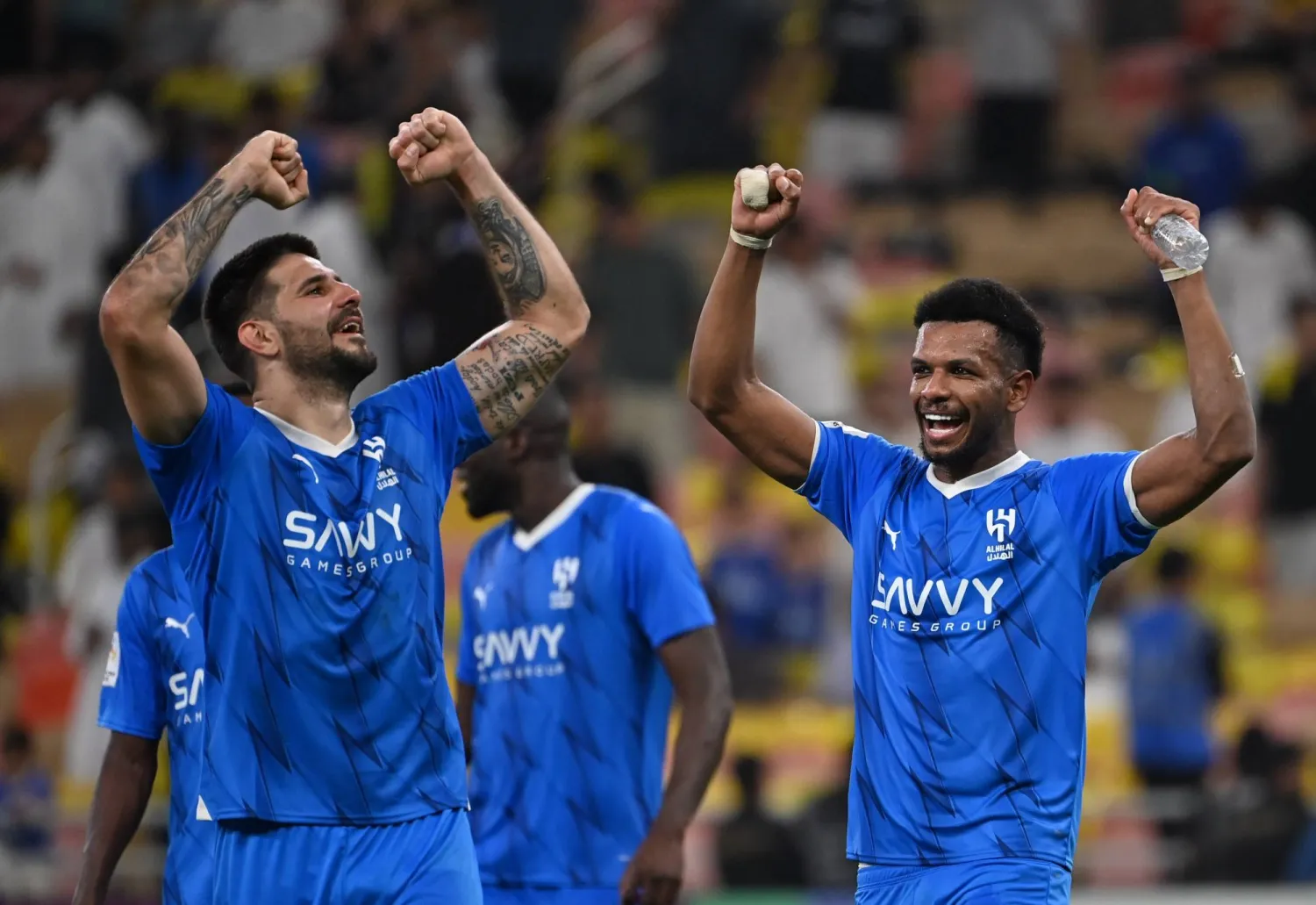 يملك الهلال 29 انتصارا متتاليا ويبدو رقمه قابل للزيادة (تصوير: علي خمج) 