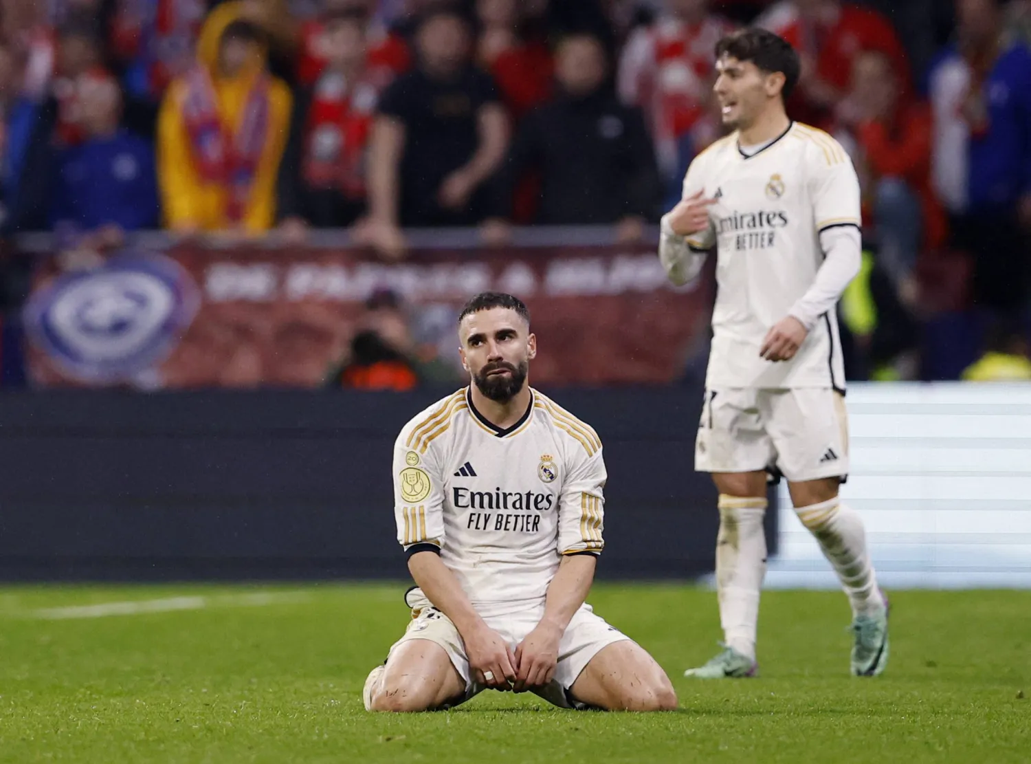 داني كارفاخال لاعب ريال مدريد (أ.ب)

