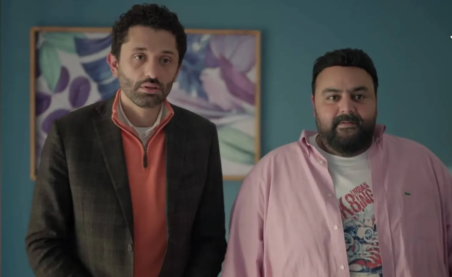 شيكو وكريم محمود عبد العزيز في لقطة من مسلسلهما (الشركة المنتجة)