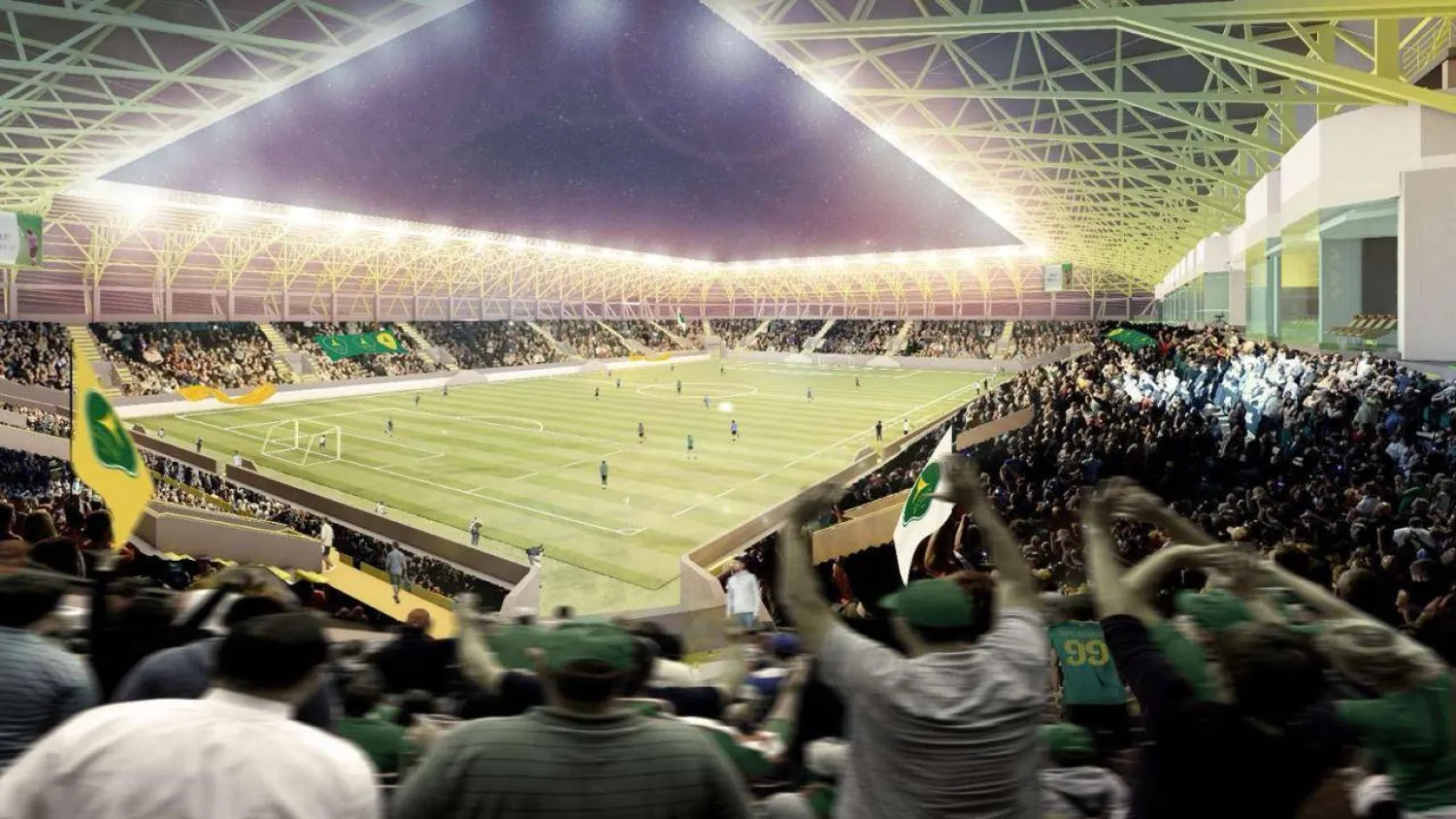 ملعب الكرة سيتسع لـ15 ألف مشجع بعد عمليات التطوير (الشرق الأوسط)