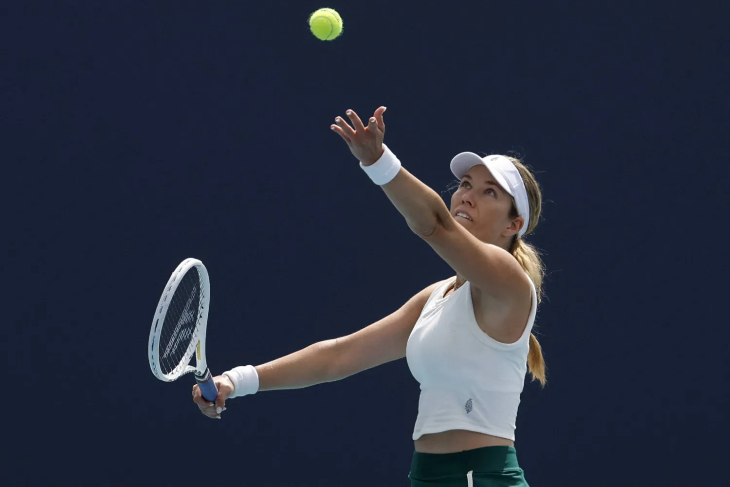 الأميركية دانييلي كولينز (رويترز)