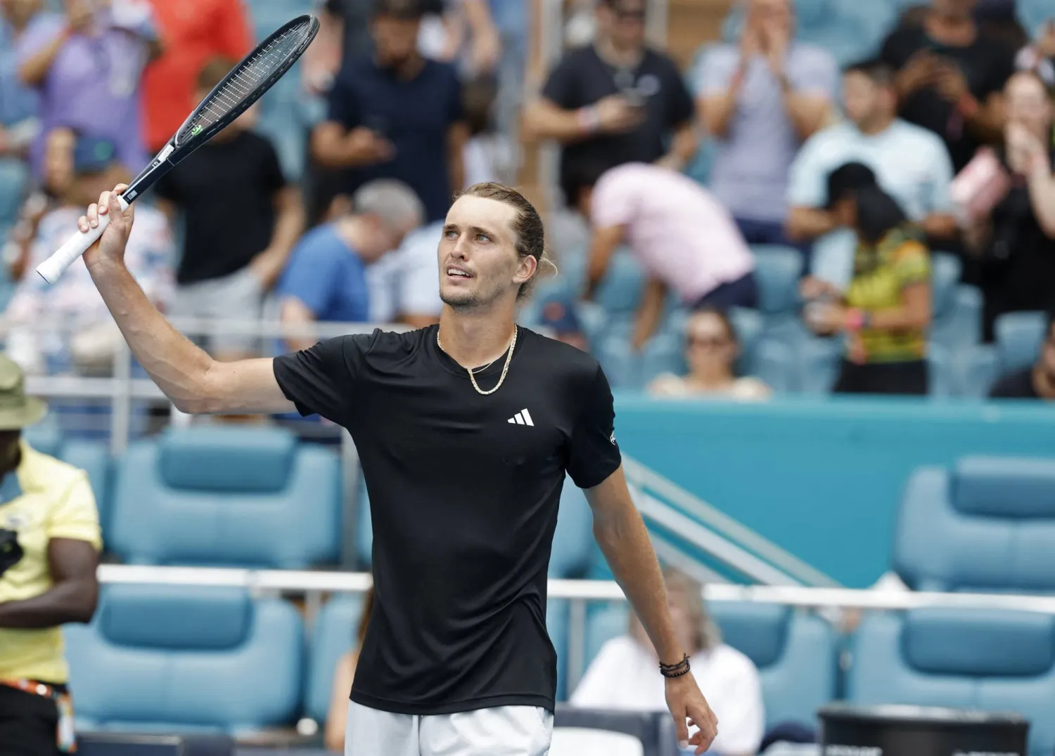 الألماني زفيريف تأهل إلى نصف نهائي دورة ميامي بعد تغلبه على المجري ماروغان (رويترز)