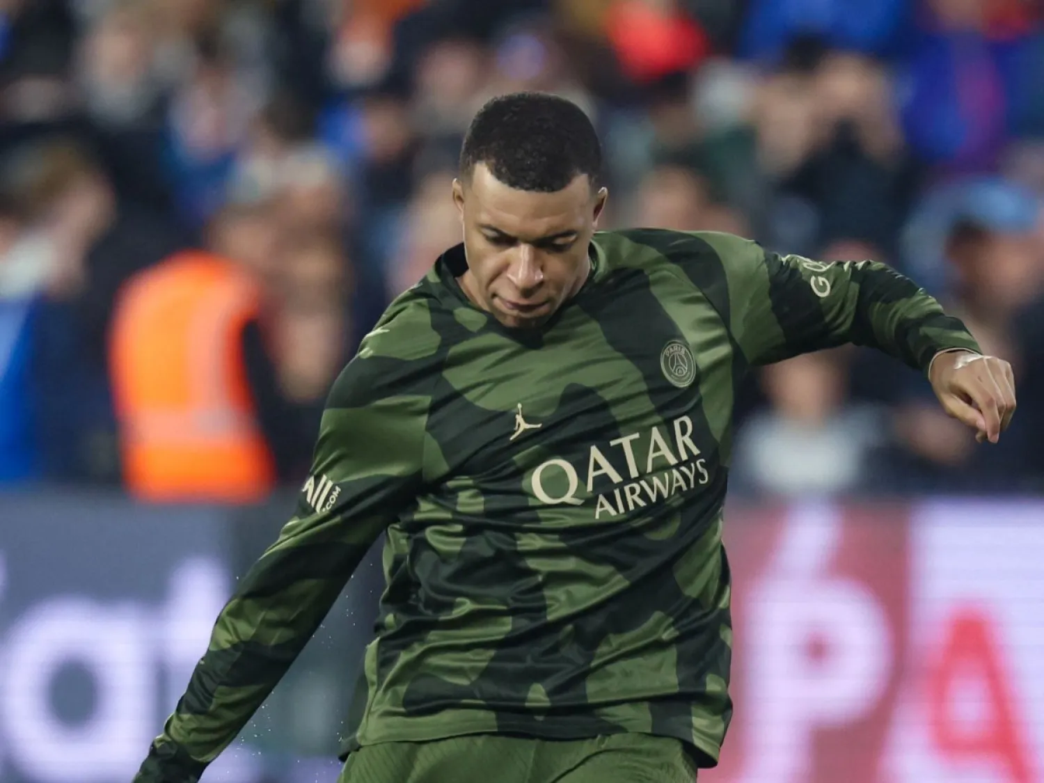 مبابي يتوقع إستقبال عدائي من جماهير مرسيليا (ا ف ب)
