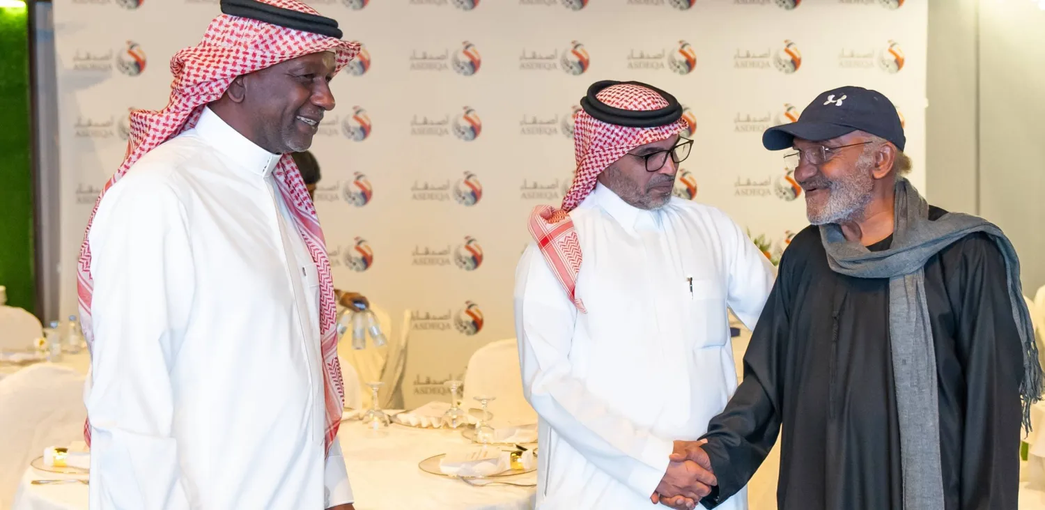 ماجد عبد الله رئيس مجلس إدارة جمعية أصدقاء لاعبي كرة القدم الخيرية (الشرق الأوسط) 