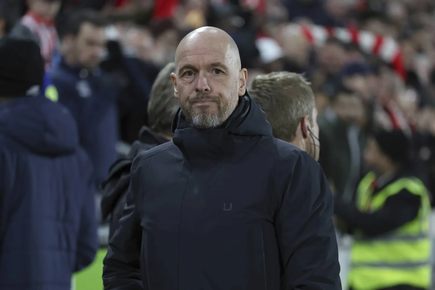 إريك تن هاغ مدرب مانشستر يونايتد (أ.ب)