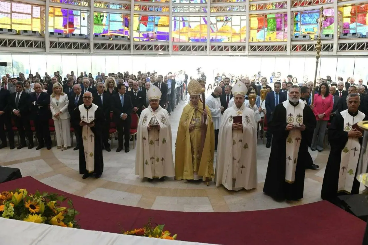 الراعي يترأس قداس الفصح في بكركي بحضور ممثلين عن «الوطني الحر» و«القوات» (البطريركية المارونية)
