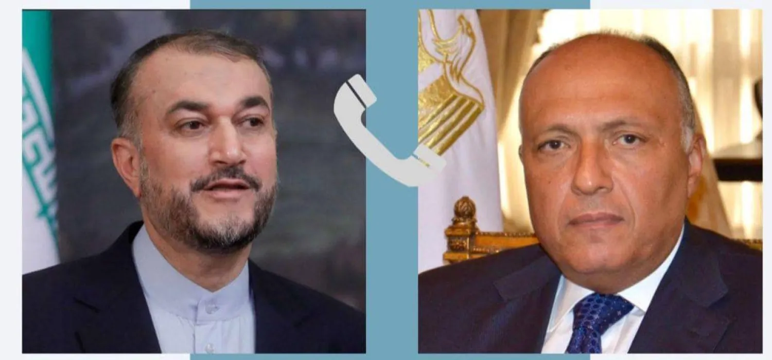 وزير الخارجية المصري يتلقى اتصالاً هاتفياً من نظيره الإيراني (الخارجية المصرية)