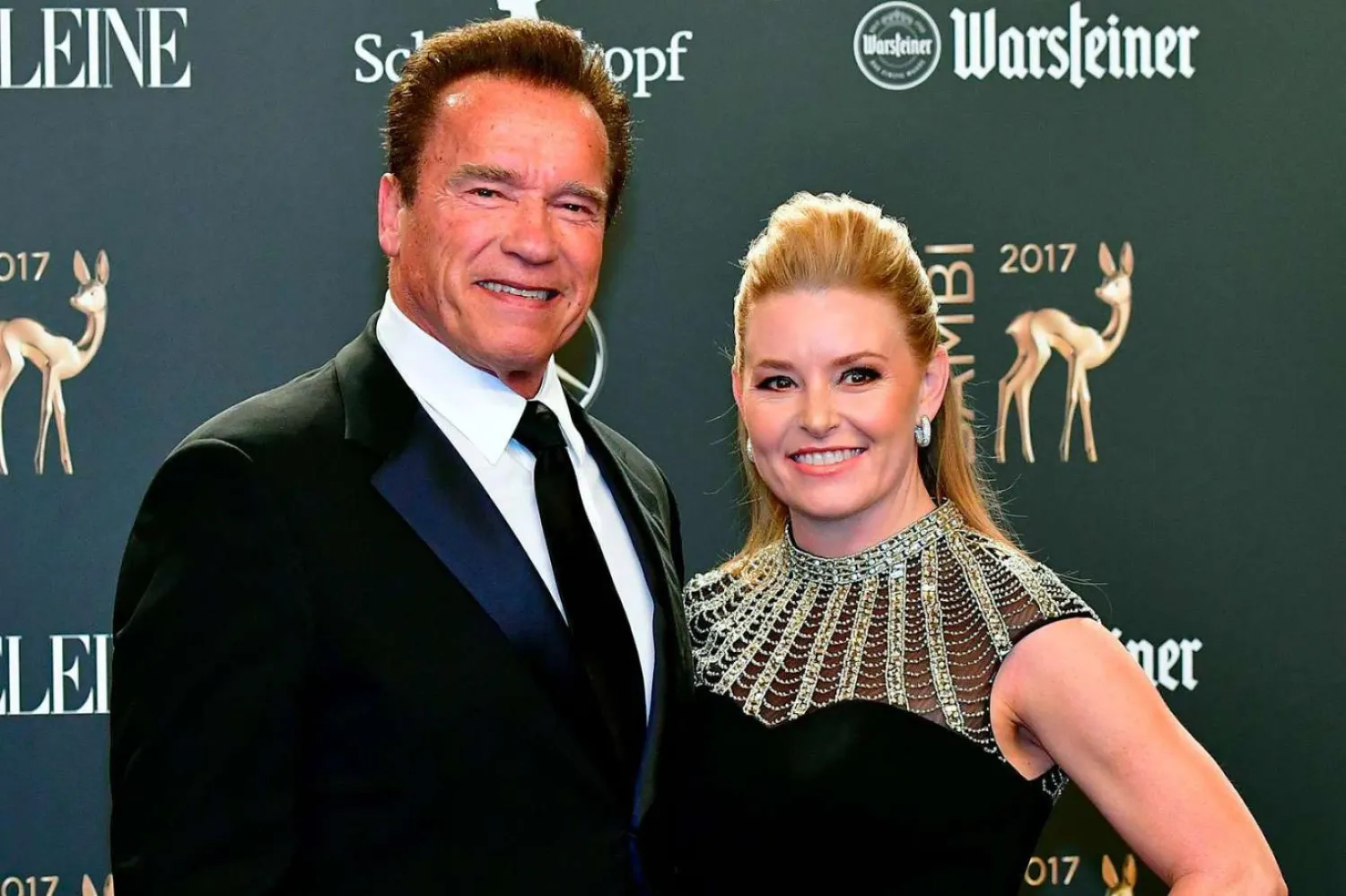 Arnold Schwarzenegger ve Heather Milligan (AFP)