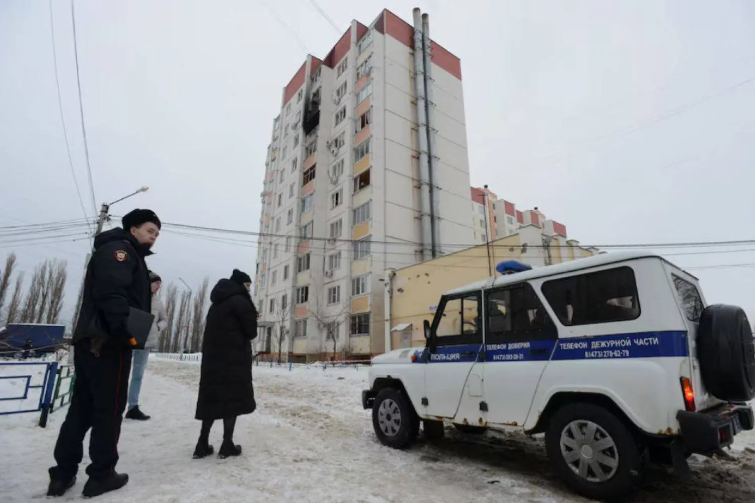 دورية روسية في فارونيش الروسية (أرشيفية - رويترز)