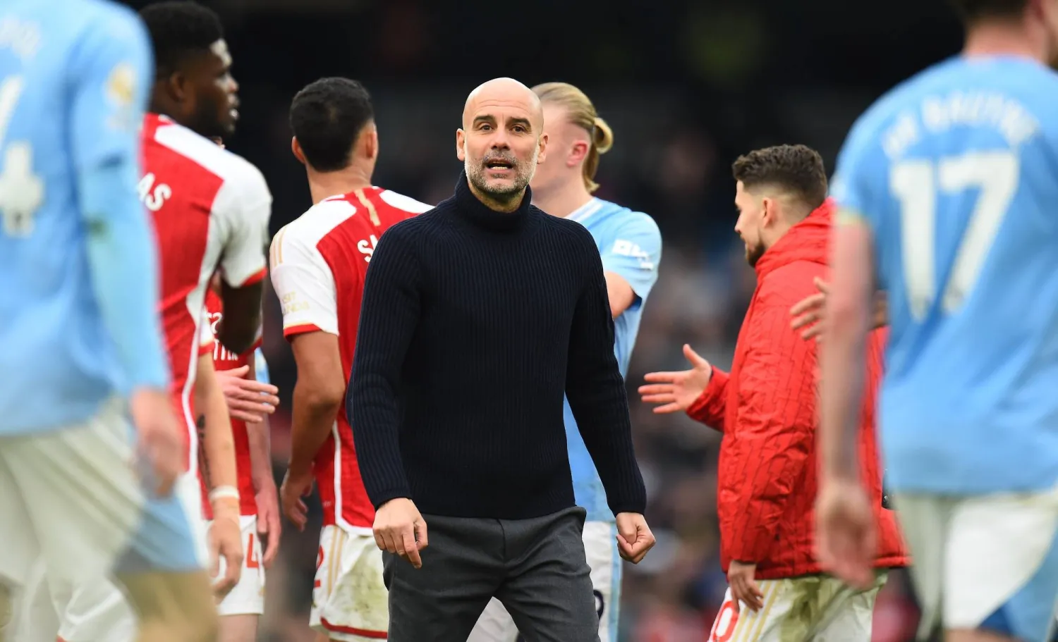 بيب غوارديولا مدرب مانشستر سيتي (إ.ب.أ)