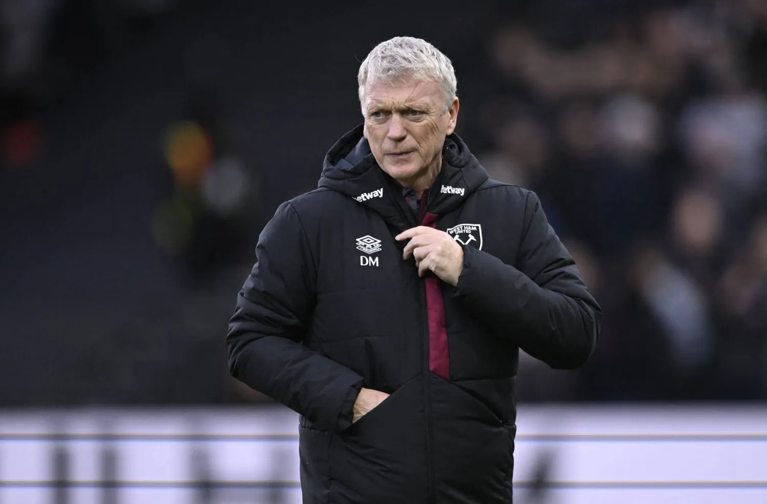 ديفيد مويس مدرب وست هام الإنجليزي (رويترز)