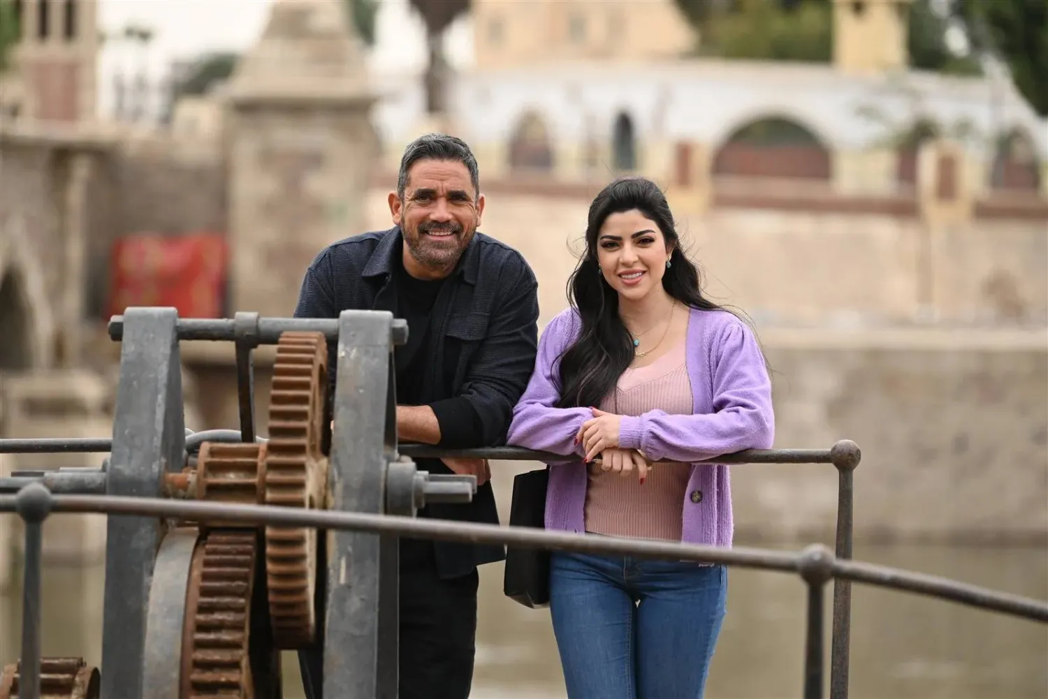 ميرنا جميل وأمير كرارة (حسابها في «إنستغرام»)