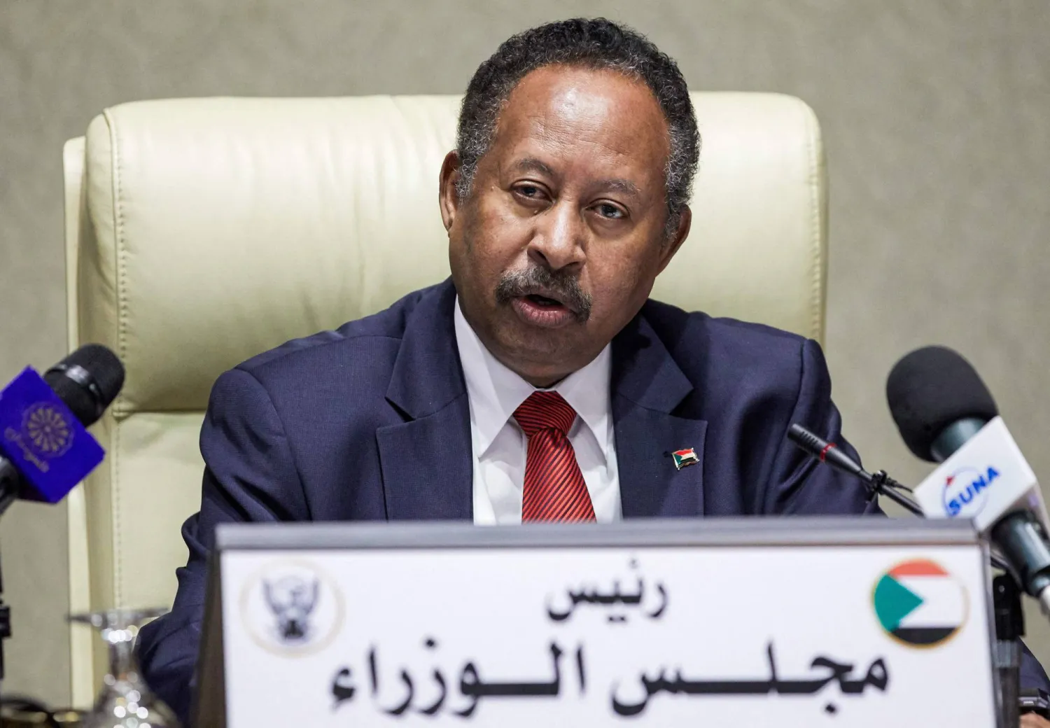 الدكتور عبد الله حمدوك (أ.ف.ب)