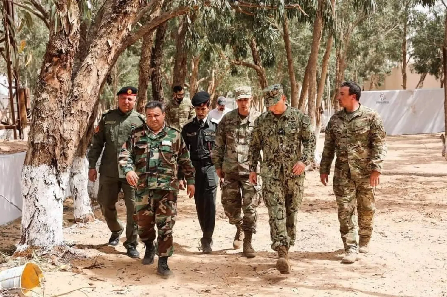 الملحق العسكري الأميركي مع ضباط حكومة «الوحدة» الليبية (رئاسة الأركان)