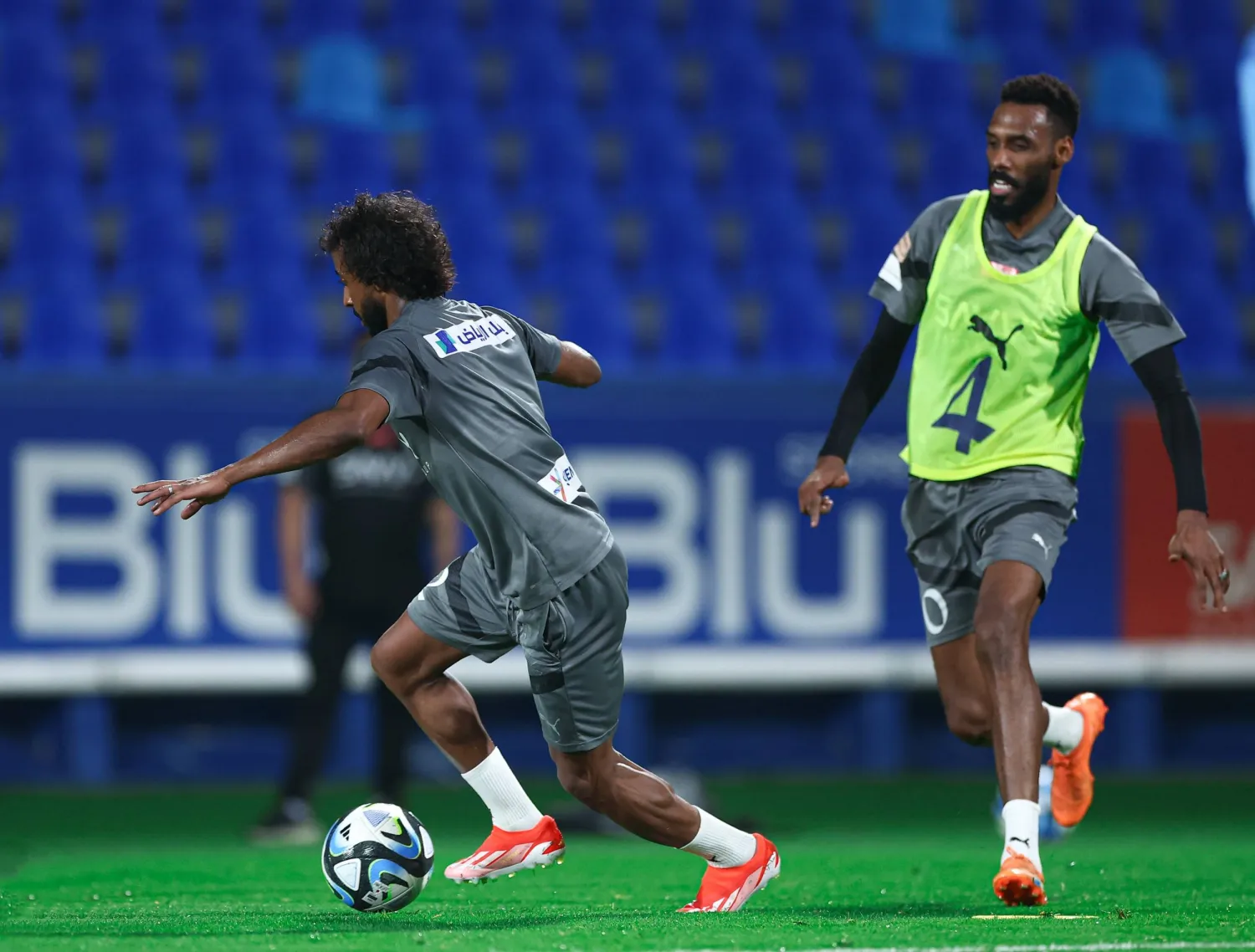 لاعبو الهلال خلال التدريبات (نادي الهلال)