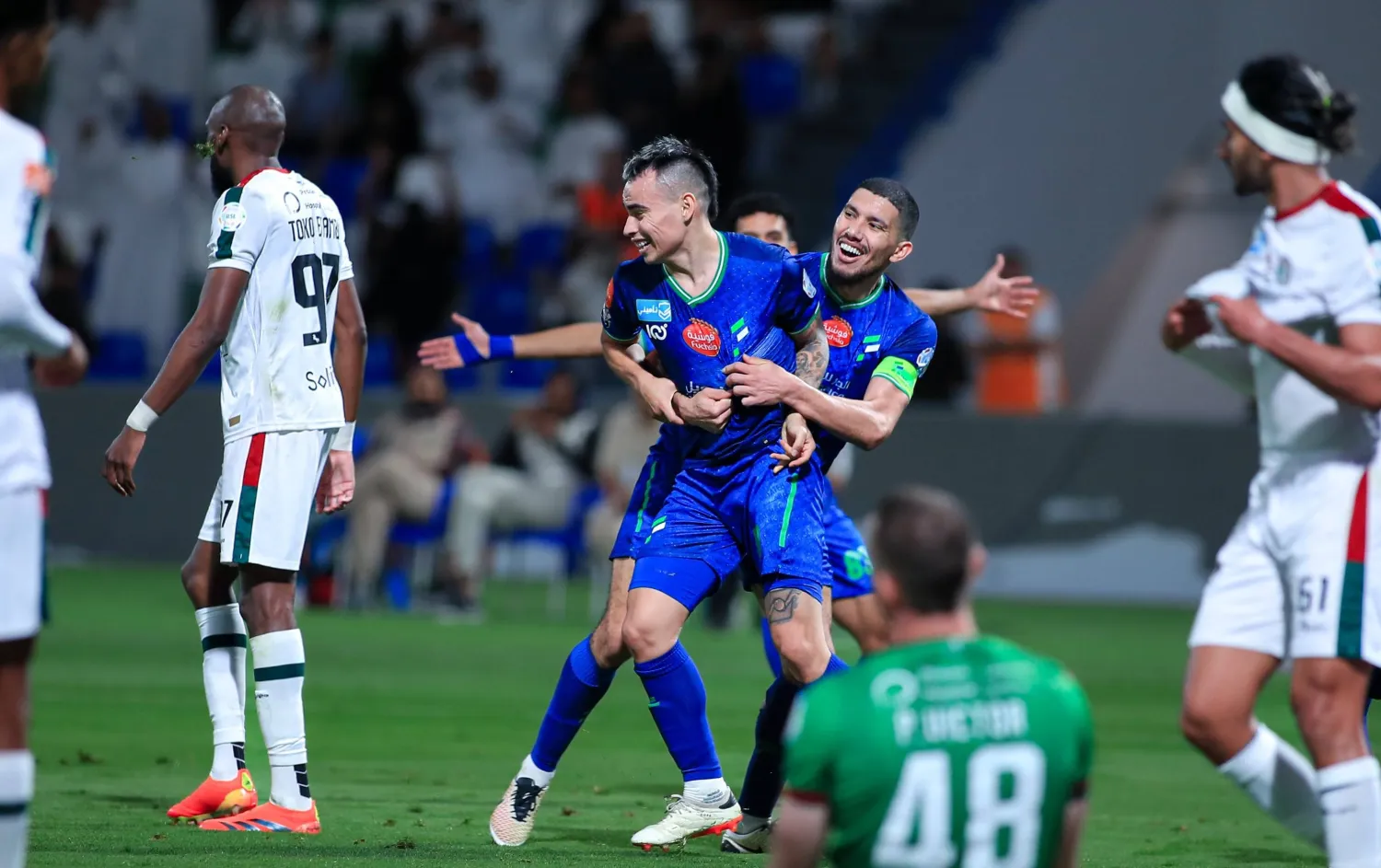 فرحة كبيرة لفريق الفتح بعد الانتصار الأول (نادي الفتح)