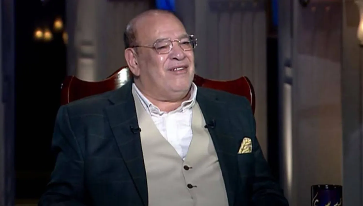 الفنان المصري صلاح عبد الله في أحد البرامج (صفحة الفنان على فيسبوك)