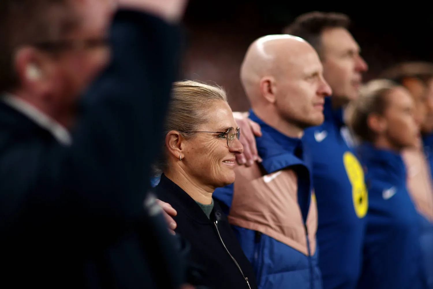 سارينا فيغمان مدربة المنتخب الإنجليزي لكرة القدم للسيدات (غيتي)