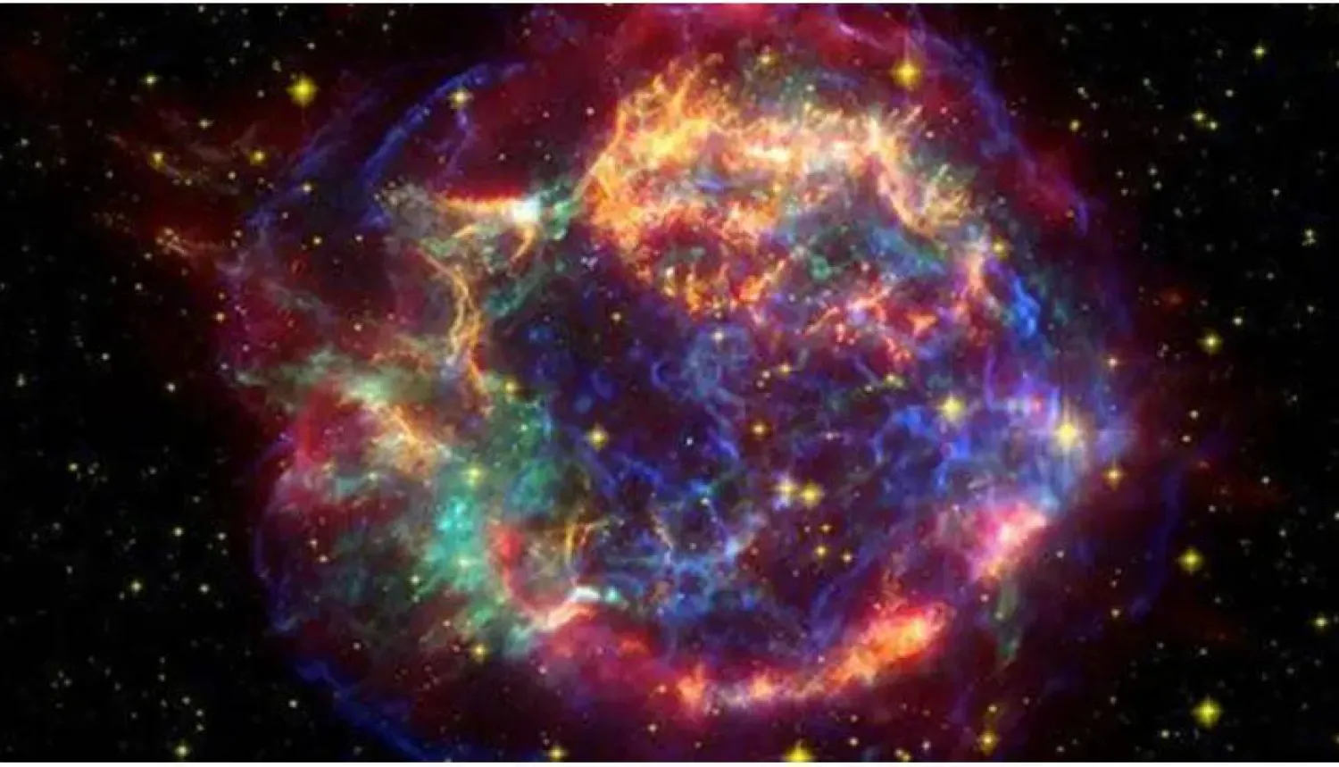 جانب من انفجار نجمي سابق وقع عام 2017 (أرشيفية - أ.ف.ب)