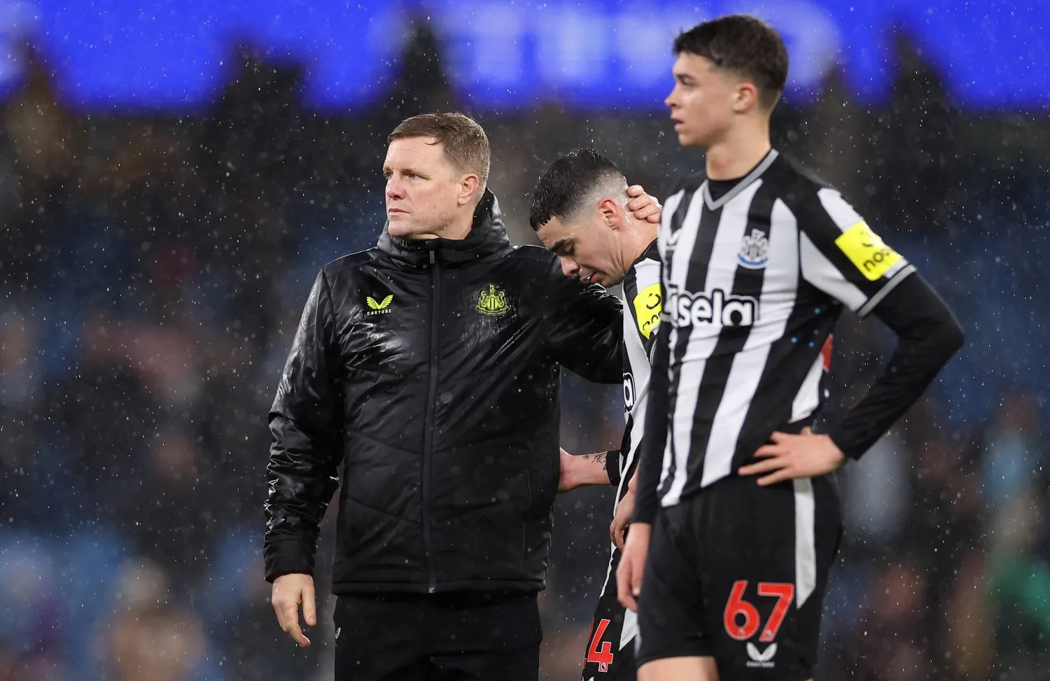 إيدي هاو مدرب نيوكاسل (إ.ب.أ)