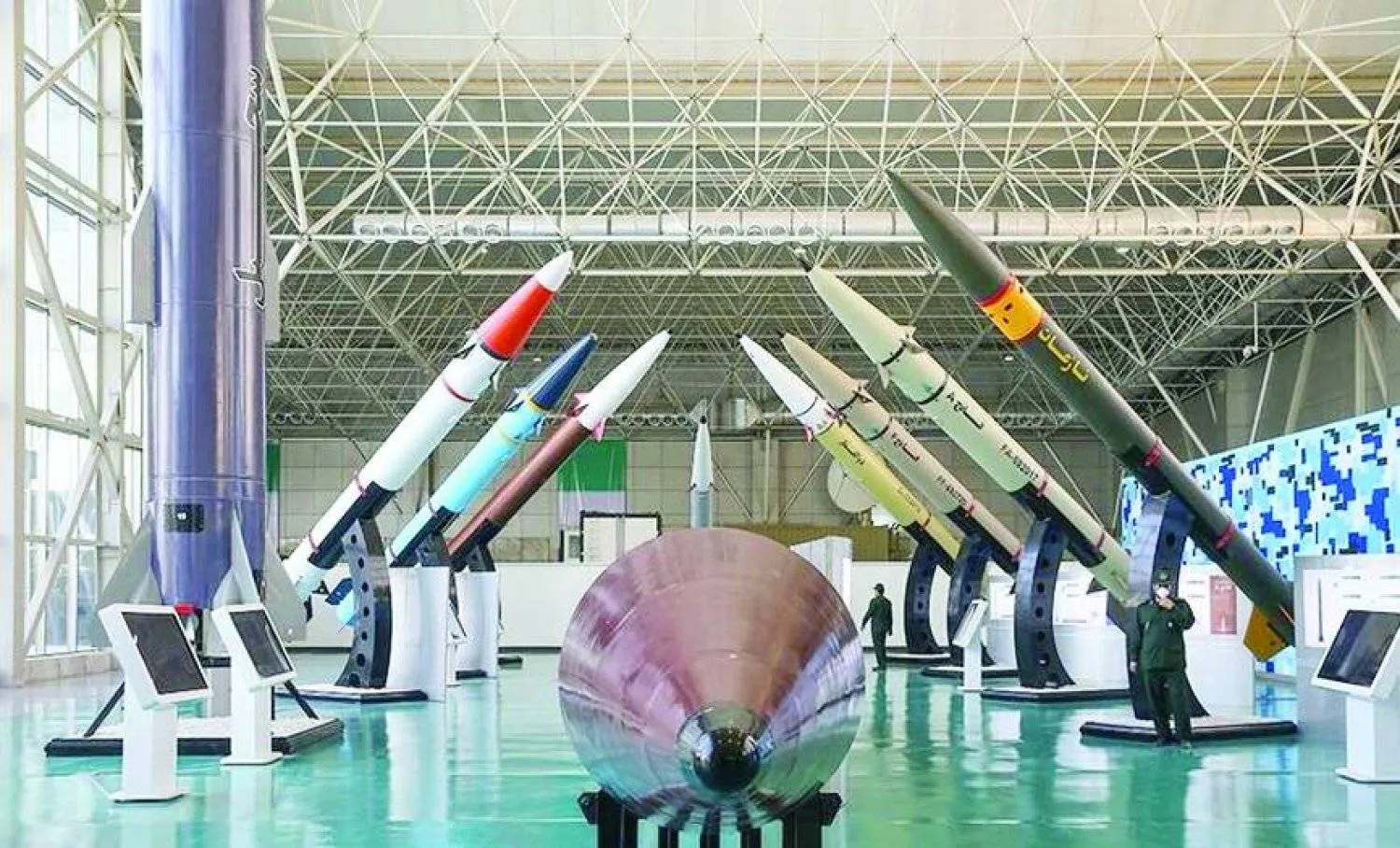 The Permanent Exhibition of Ballistic Missiles belonging to the Revolutionary Guard in Tehran, Iran (Fars News Agency)
