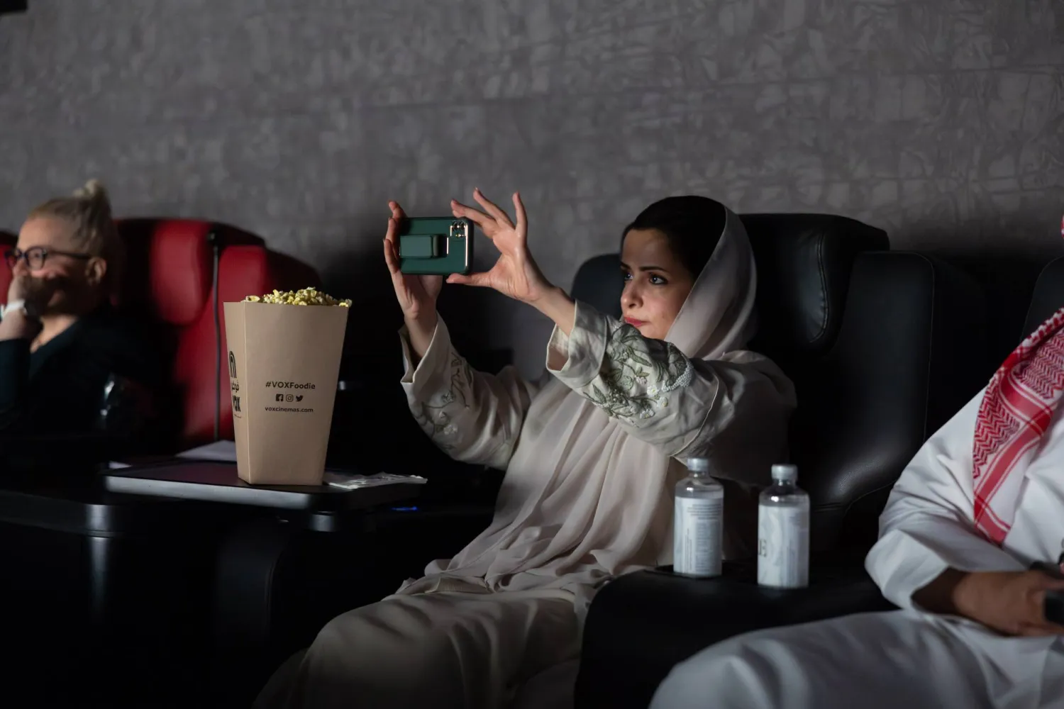 جانب من حضور عروض الأفلام الخليجية المُصاحبة للمهرجان (هيئة الأفلام)