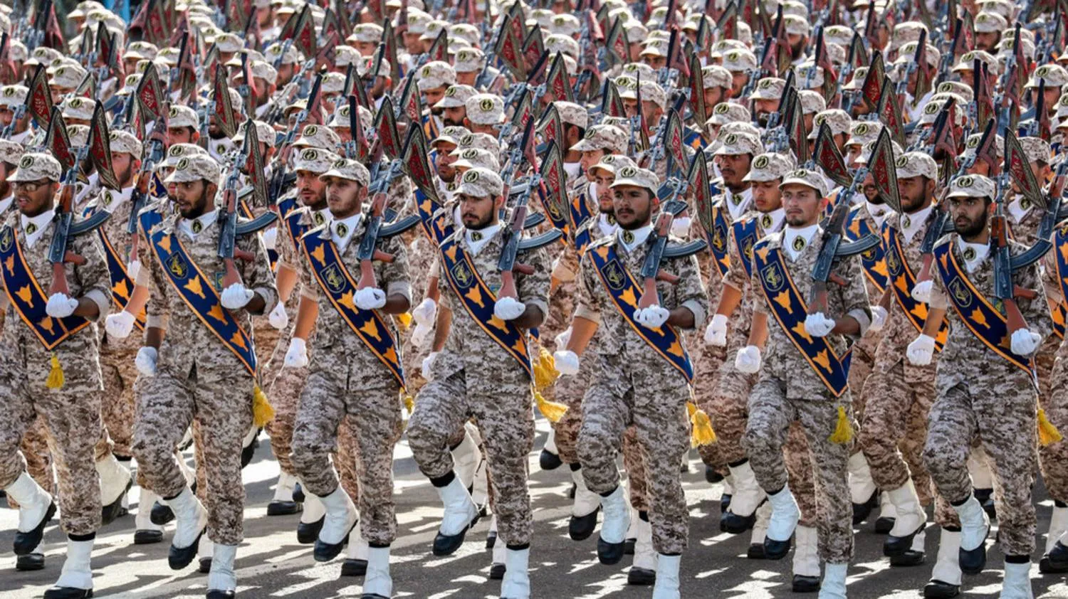Members of Iran's Revolutionary Guard Corps. (AFP)