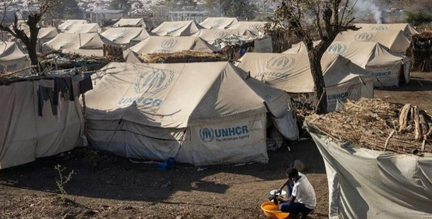 خيام تابعة للأمم المتحدة للفارين من المعارك في إثيوبيا (أ.ف.ب)