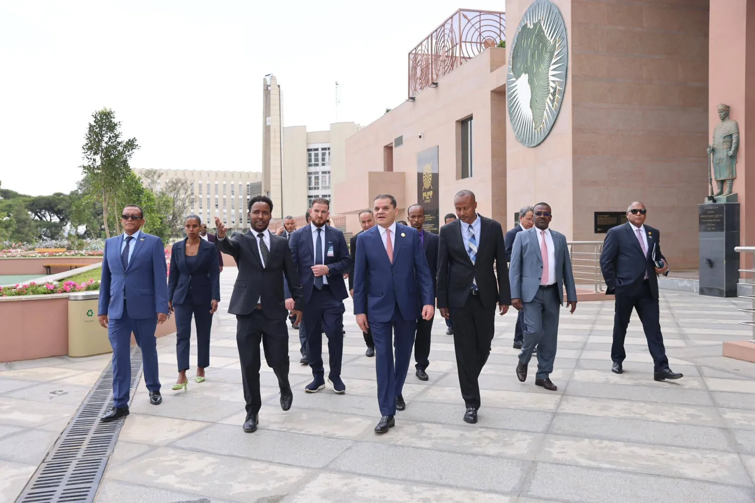 الدبيبة خلال جولاته في إثيوبيا (حكومة «الوحدة»)