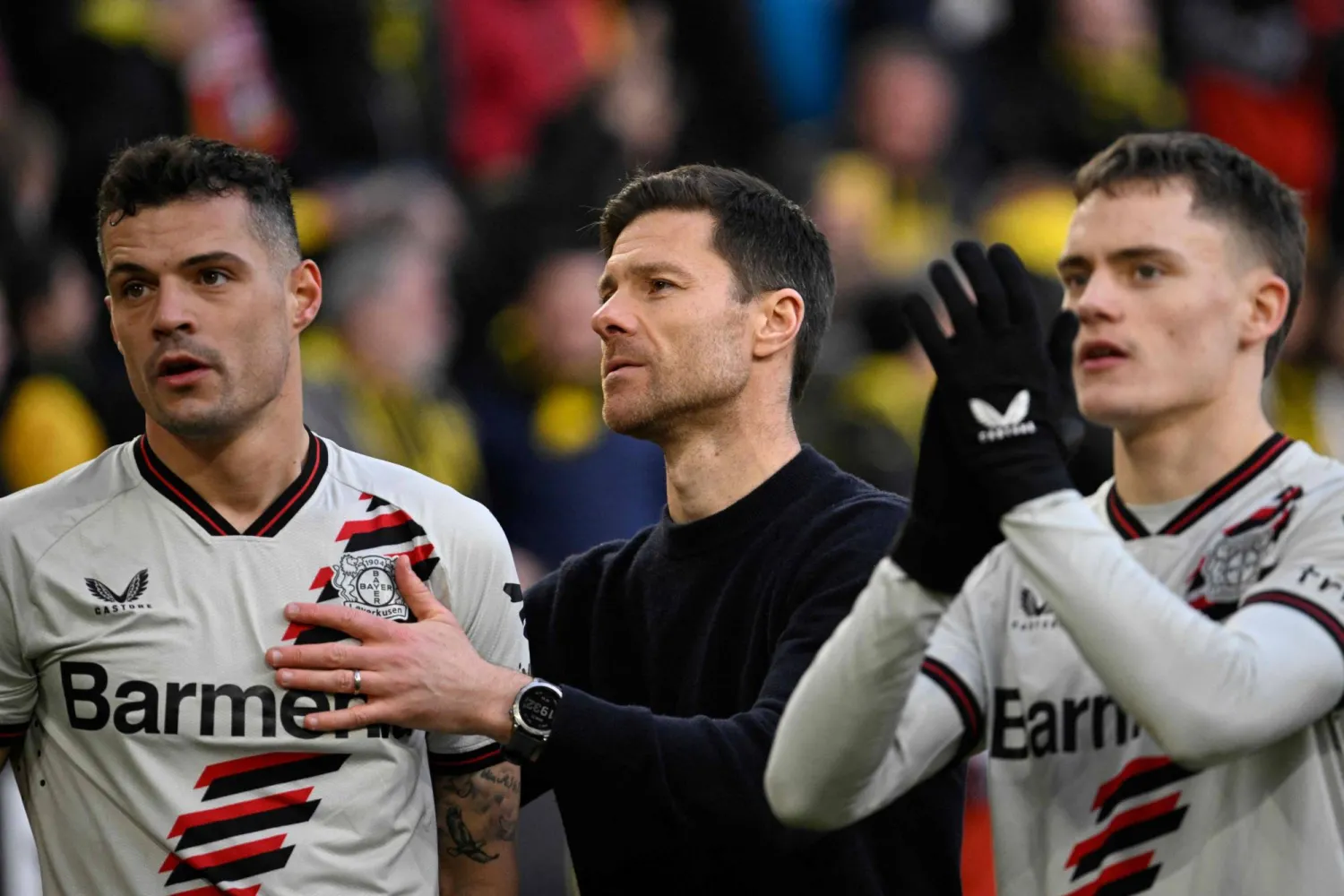 تشابي ألونسو مدرب باير ليفركوزن (أ.ف.ب)