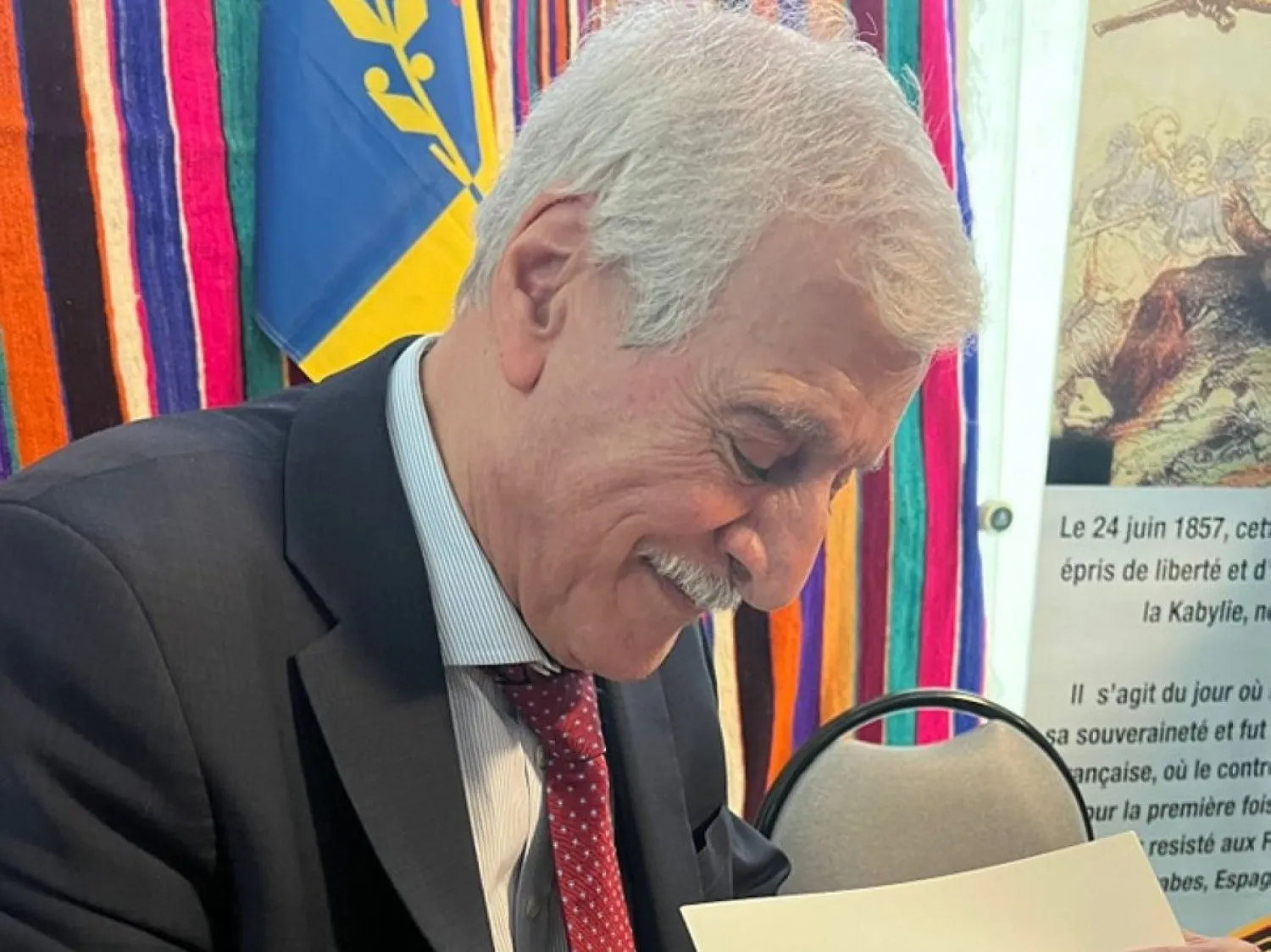 Ayrılıkçı örgütün lideri Ferhat Miheni (sosyal medyadaki kişisel hesabı)