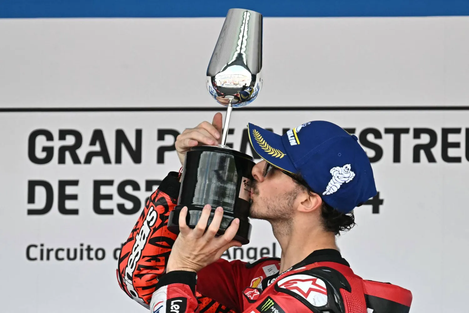 فرانشيسكو بانيايا توّج بكأس جائزة إسبانيا الكبرى (أ.ف.ب)