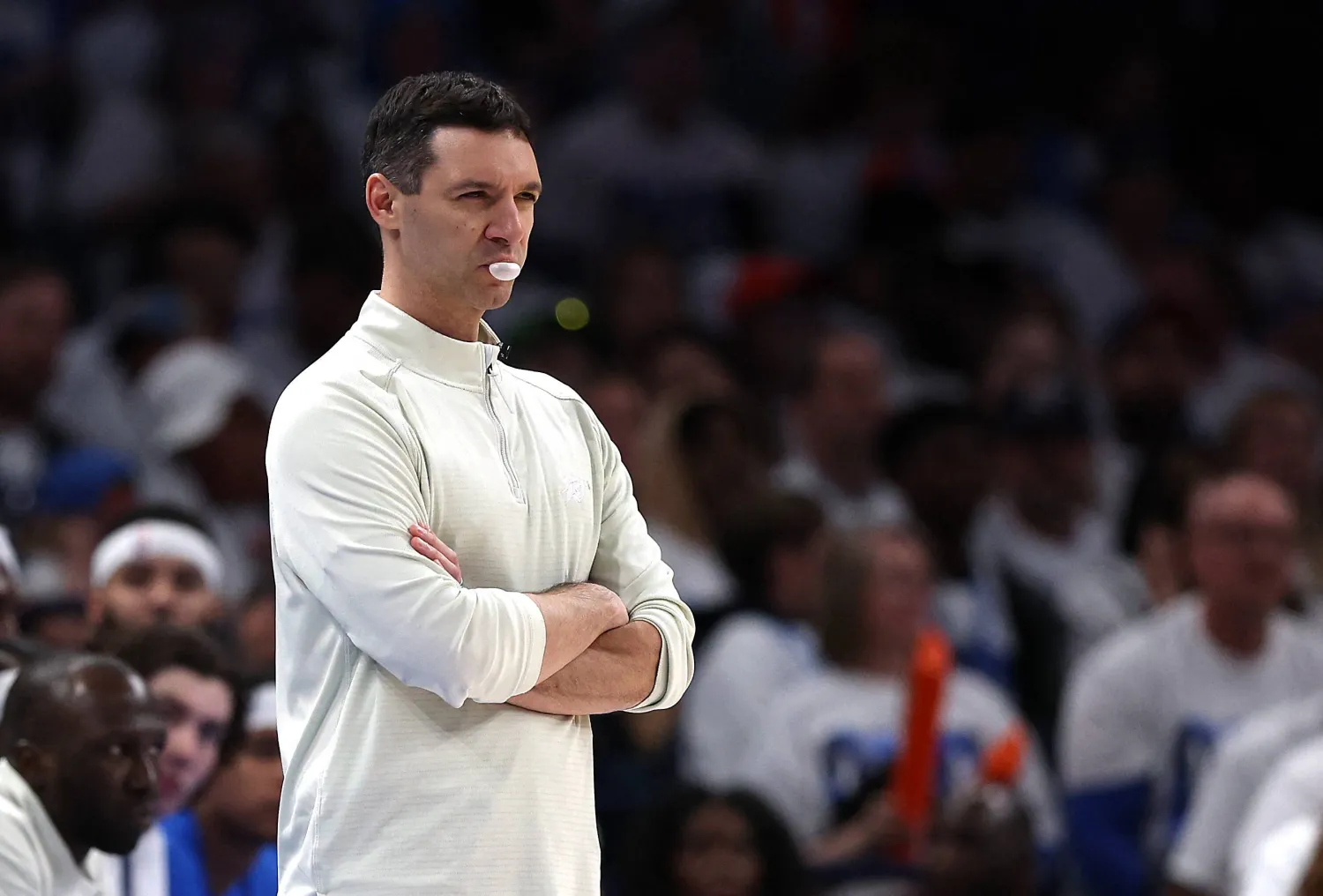 مارك ديغنولت مدرب أوكلاهوما سيتس ثاندر (أ.ف.ب)