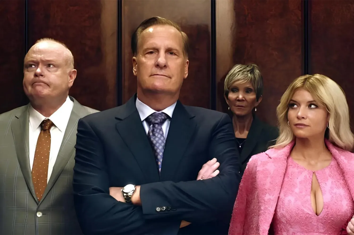 Big Little Lies'ın Emmy ödüllü yaratıcısı David E. Kelley'nin yaratıcısı olduğu dizinin başrolündeki Jeff Daniels'a Diane Lane, Tom Pelphrey ve Lucy Liu eşlik ediyor (Netflix)